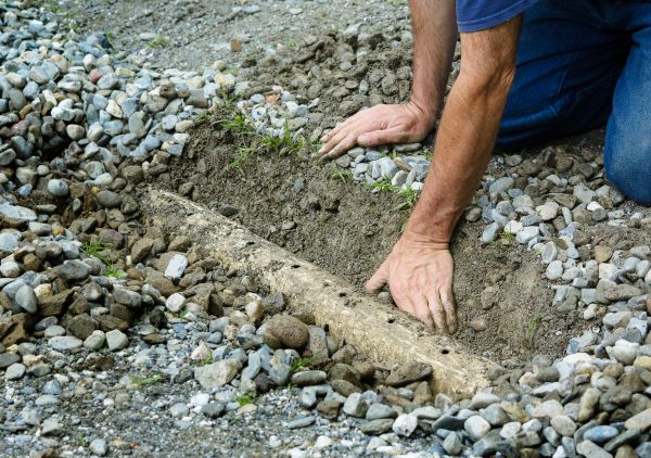 French Ditch Installation in Zionsville